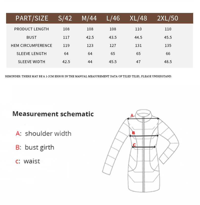 Hot Selling Cheap Custom FODARLLOY 2022 Winter New Korean Style Long Cotton-padded Coat