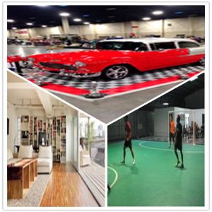 Quality Guangzhou Fireproof PVC floor/exhibitions Floor/gym floor/sport floor /Interlocking Floor wholesale