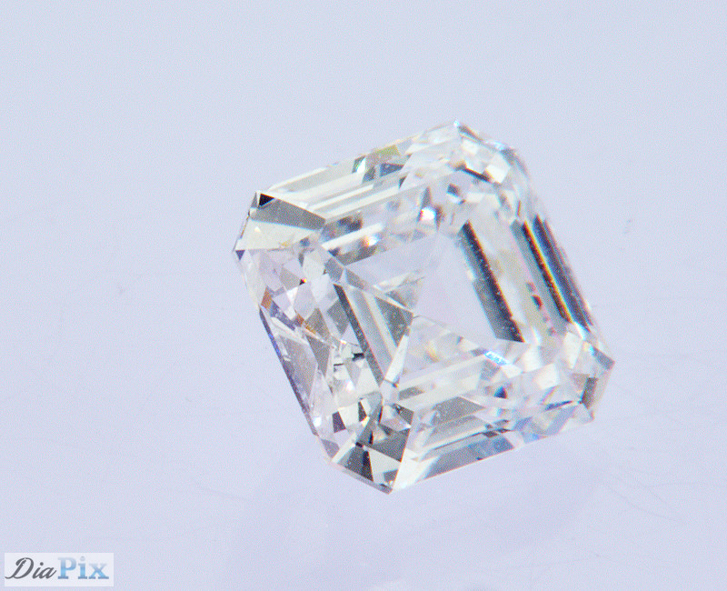 White 3.2ct Lab Grown CVD Diamonds Square Emerald Asscher Shape IGI Certified