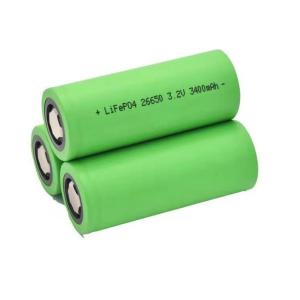 Quality Low Temperature -30℃ With 90% Efficiency Cylindrical LiFePO4 Lithium Battery Cell 26650 3.2V 3400mah wholesale
