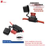 Plug In Car Waterproof Seat / Wire Mini Fuse Holder