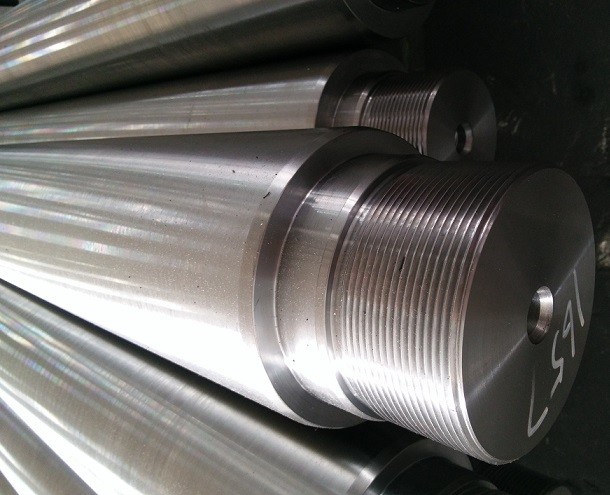 F7 Tolerance Hydraulic Hollow Plated Piston Rod Micro Alloy Steel