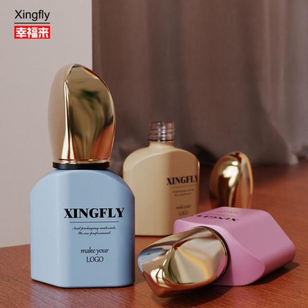 12ml Nail Polish Bottle Empty Gel Glass Bottle With Cap And Brush For UV Gel
