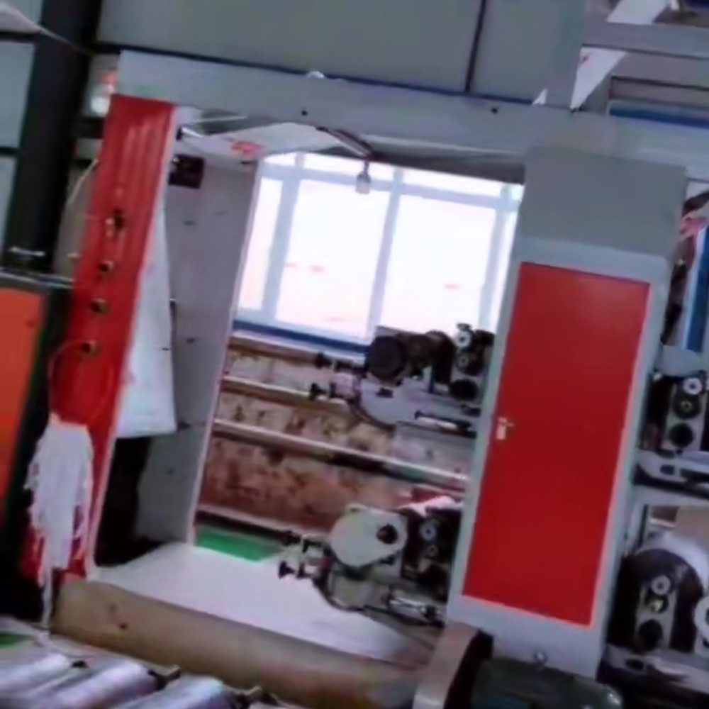 95% New Continuous 8 Color Flexo Printing Machine For Woven Bag