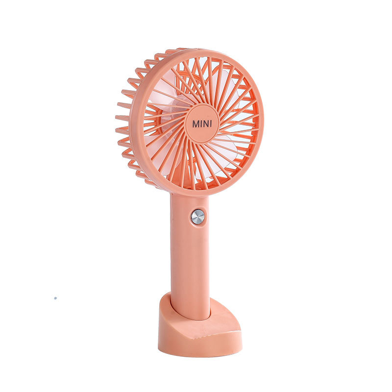 Mini Hand Fan USB Rechargeable NO App Control Black White Orange Green Blue or Yellow