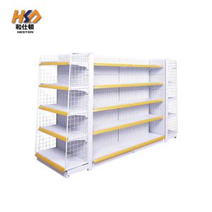 Quality Supermarket Shop Store Display Metal Iron Shelf Shelving Rack Racking Gondola wholesale