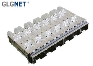 Quality Shielding Sfp Cage Assembly 6 Ports In 1 Row With Heat Dissipation Hole wholesale