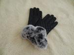 warm-keeping women sheepskin leather gloves