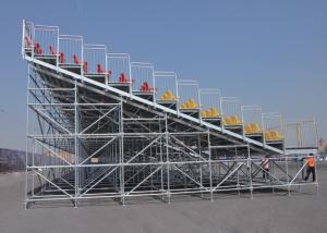 Quality Demountable Portable Seating Stands / Aluminum Stadium Bleachers For Golf Tournaments wholesale