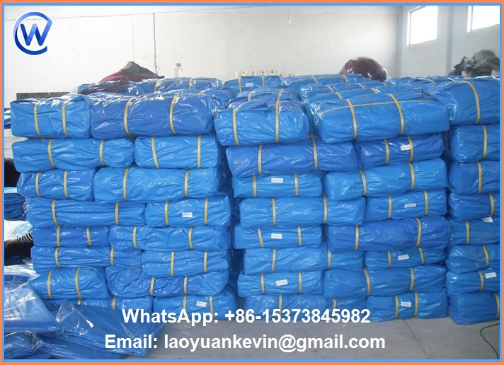 Hot Selling 260gsm car covering cloth pe tarpaulin Waterproof Cover in rain