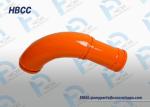 Concrete delivery elbow with extension