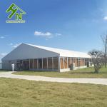 1000 People Large Outdoor 20x50 Party Tent Church Event With Glass Walls