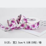 Bow Personalised Printed Ribbon 40mm Floral Printed Ribbon