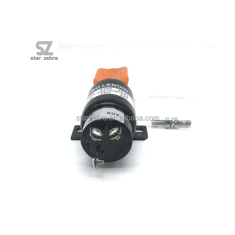 High Guarantee Voltage 12V 24V Excavator Stop Solenoid Switch for S6K E200B E320 HD700-5/7 6D31 6D14