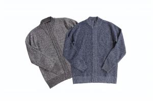 Quality Stockpapa Male Casual zip up turtleneck sweater wholesale