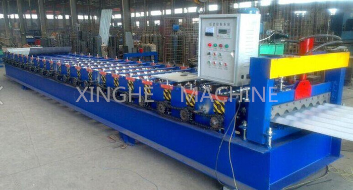 Industrial Automatic Cold Roll Forming Machines For Roof / Wall Panels Making