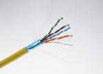 Solid Networking PVC Cat5e Lan Cable FTP 0.50mm Copper Clad Aluminum 305 m /