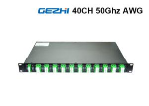 Quality 50Ghz 80 Channel DWDM Mux Demux Rack Module Duplex Fiber ITU Grid Wavelength wholesale