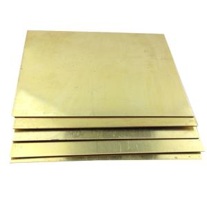 Quality 1mm 3mm 4mm Brass Sheet Plate C1100 SGS ISO certificate for Refrigerator wholesale
