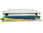 FTTB 19" ODF 12core Fiber Optic Patch Panel 144fibers
