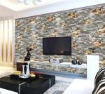 3D waterproof PVC wallpaper modern fashion design removeable 2017 new
