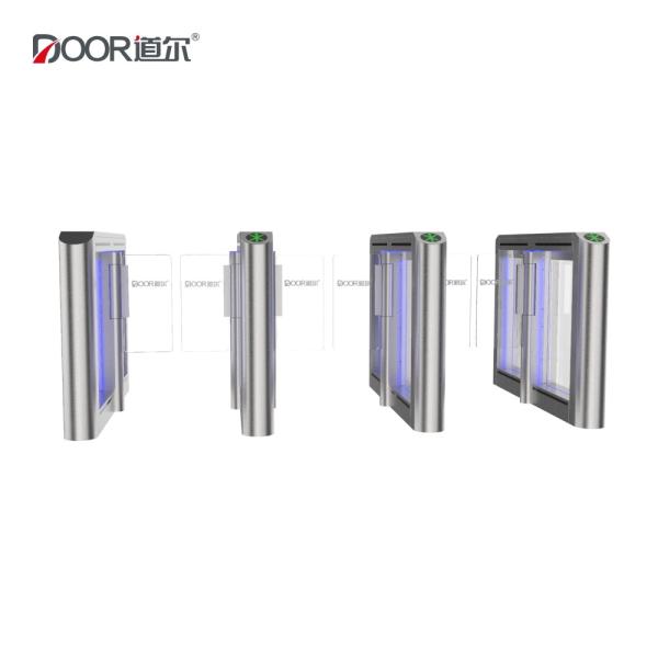 Cheap 550mm Width RS485 IC Card 100w QR Code Speed Gate for sale