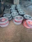 45steel 1450mm Steel Rail Wheels For 550mm Railway 560HB Hardness