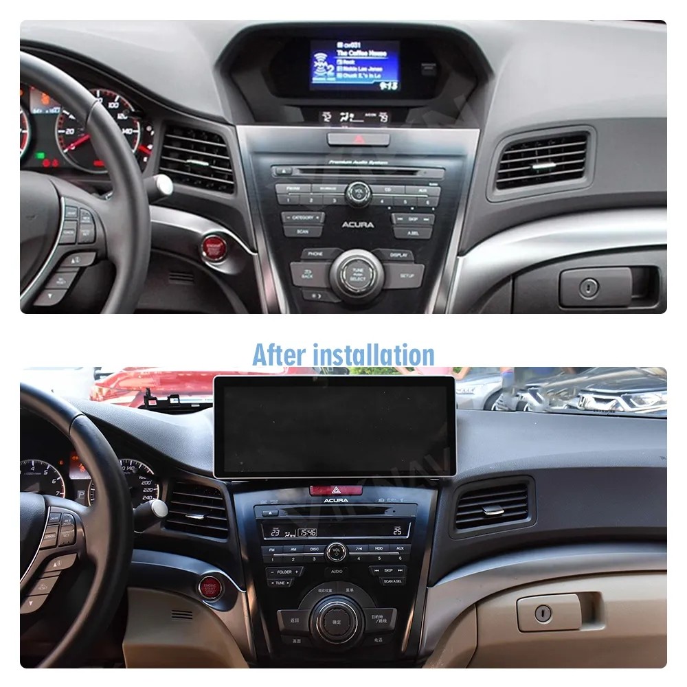 12.3 Inch 8 Core LCD Screen Head Unit For 2003 Acura ILX Navigation Multimedia Player Android Wireless Carplay 4G BT