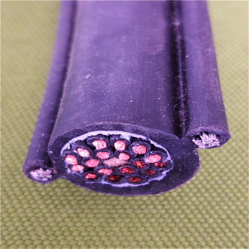 Round Pendant Control Cable with 1 Steels For Crane and Lifter RVV1G 8*1.0MM2