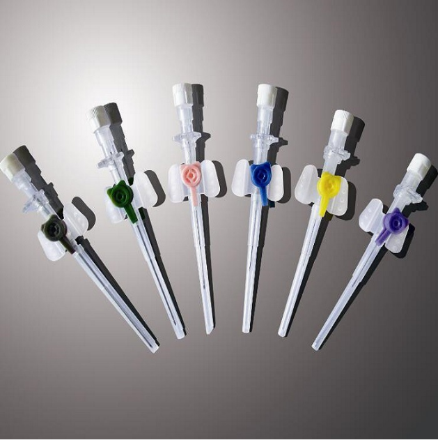 Disposable Syringe with Multi Sized Cannula, IV Canula with Port and Wring, Pen type IV Cannula