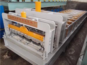 Quality Aluminium Trapezoidal Profile Roofing Sheets Roll Forming Machine wholesale