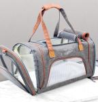 Small Cat Dog Folding Pet Carrier Travel Bag On Wheels Out Going 16x10x8 13x13x8