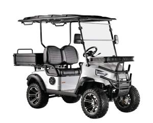 Quality Hunting vehicle Buggy Off Road Electric Golf Cart 4-seater 2+2 seats cargo bucket without battery 4kw wholesale