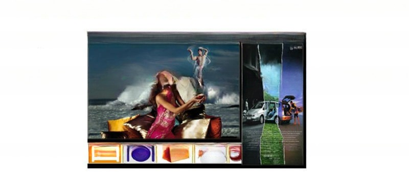 32" inch touchscreen table TFT LCD interactive game advertising player table