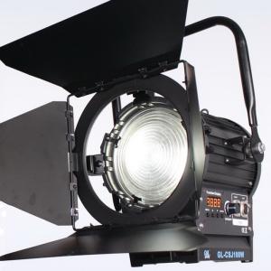 Quality High Light Output 200W LED Fresnel Light Daylight Battery Powered for Film and Studio Lighting(Pole-Operated Yoke) wholesale