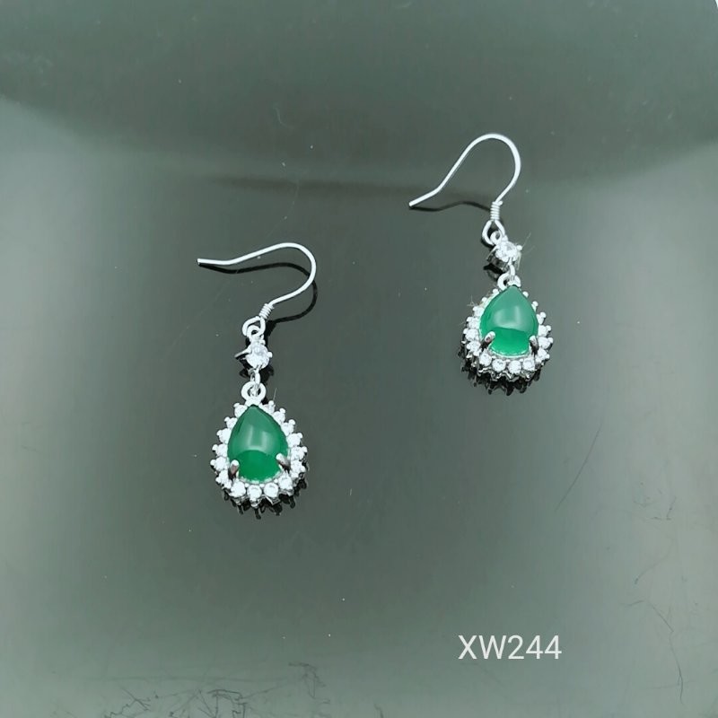 2018 New latest design of pearl earrings fashion pearl earrings silver tassel earrings WD119