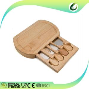 Quality Eco Friendly Bamboo Cheese Board And Knife Set Antimicrobial Non - Flammable wholesale