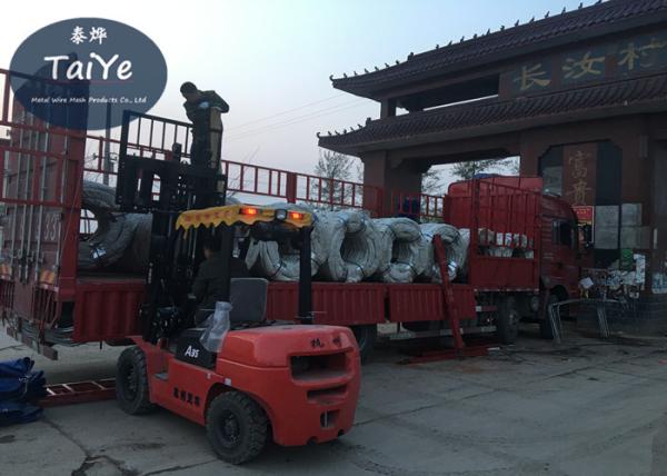 Hot Dipped Galvanized Stainless Steel Razor Wire Single Coil Corrosion