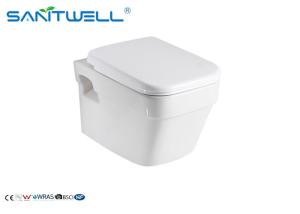 Quality European Rimless Wall Mounted Wc , Wall Outlet Toilet Ceramic Toilet wholesale