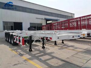 Quality 4 Axle Container Semi Trailer For West Africa Logistics Company wholesale