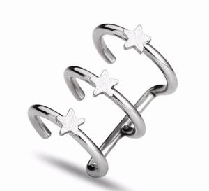 Quality Indian hot sale fashion ear clip non pierced earrings star ear cuff wholesale