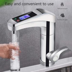 Quality Thermostat Electric Bathroom Tap LVD 120 Degree Rotating Kitchen Faucet With 7 Gears wholesale