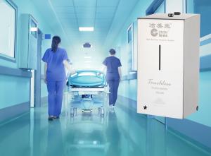 Quality Hospital Healthcare Touch Free Alcohol Sanitizer Dispenser 304 Stainless Steel wholesale