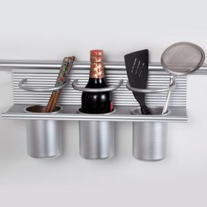 Quality Italy style wall mounted kitchen utensil racks and shelves with hooks wholesale