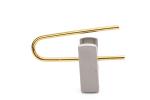 Betterall Beautiful Plastic Clips Pant Usage Metal Gold Hanger