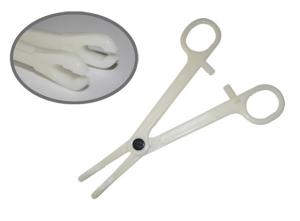 Quality White Disposable Sponge Forceps Slotted wholesale