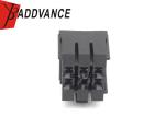 6 Pin Black Female Unsealed Electric Automotive Connector Housing