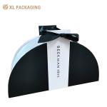 Customized Magnetic Close Cosmetic Gift Box for Luxury Crescent Semicircle Shape