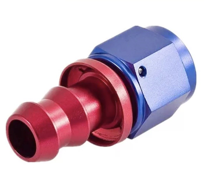Universal CNC Aluminium Parts , Motorsport Female Hose Fittings OEM