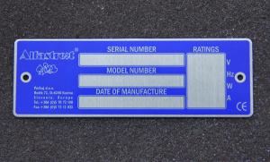 Quality custom made logo metal high quality name plate, large size name plate wholesale